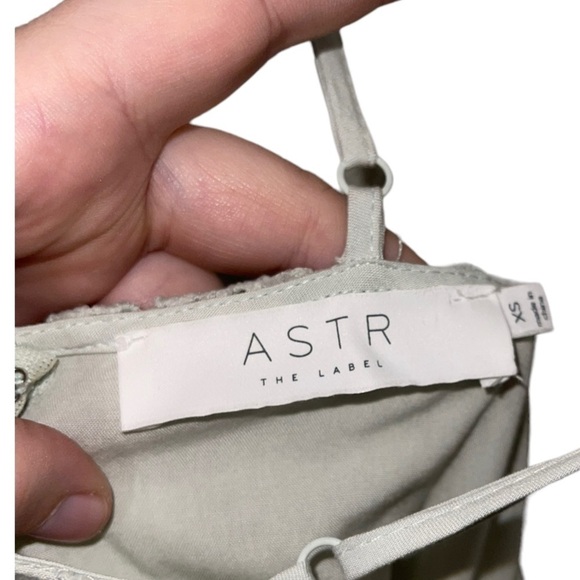 ASTR THE LABEL Revolve The Lace A Line Cocktail Midi Dress Mint Green XS - Picture 7 of 8